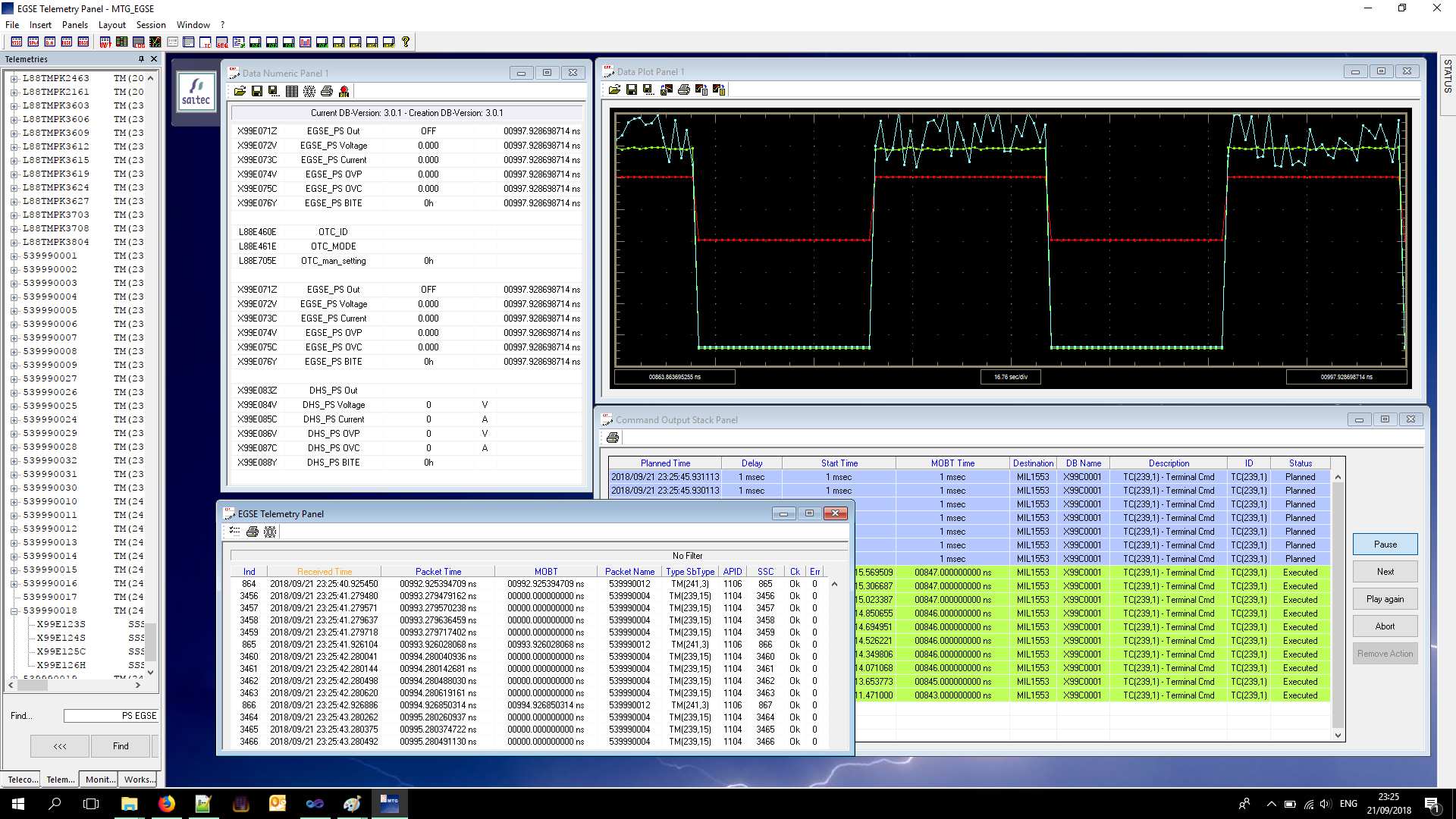 software egse, mtg, spacewire, canbus, eccs, esa